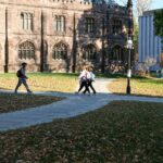 My Campus Tour Script, Annotated: 1,100 Tours Walking Backward, and What I Think About at Every Stop (It's My Shoes) autumn campus walkway apl techloom pro campus tour guide